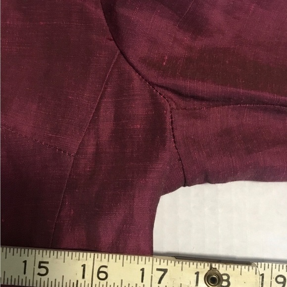 Caramelo dark magenta color one button duster Sz 42. Spain - Picture 5 of 9